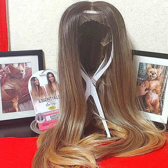 Essentials (by Janet Collection) HD Lace Wig: Eunice (Color: M.BLYG/CARAMEL) - Picture 10 of 16